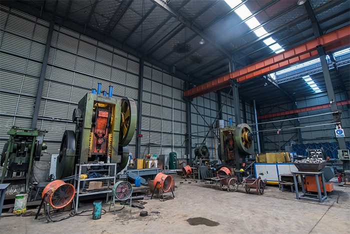 崇明网架配件-锥头加工车间